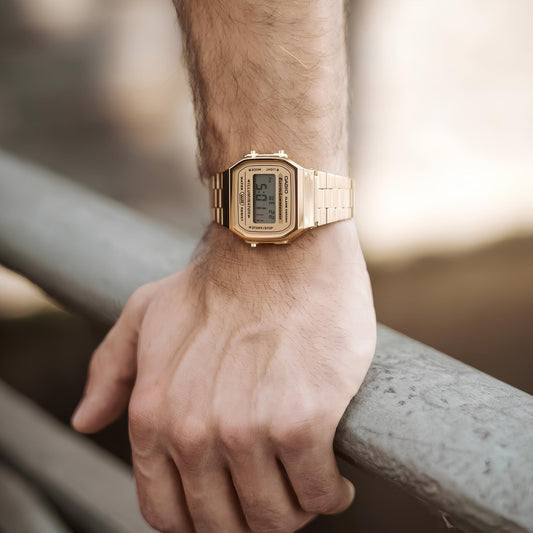 Reloj Casio Vintage A-168WG-9 Digital Unisex Dorado/Acero Inoxidable