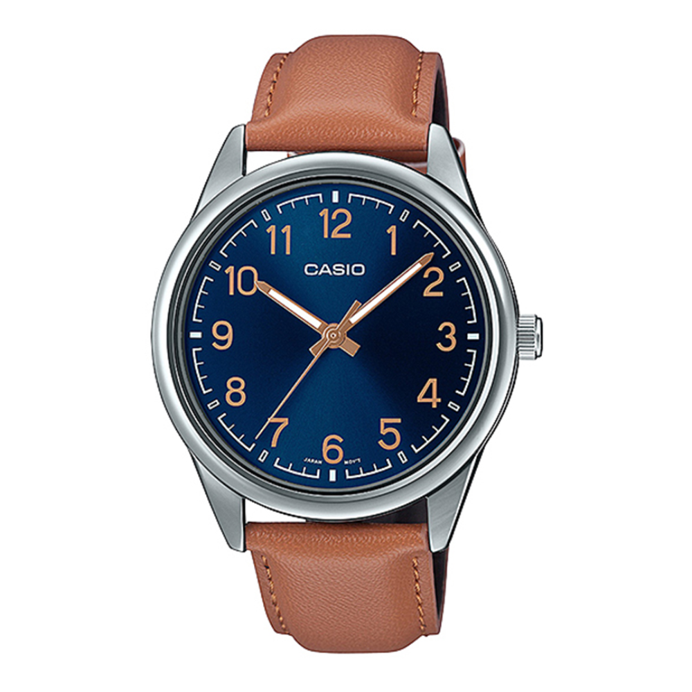 Reloj Casio Análogo MTP-V005L-2B4 Clásico Marrón