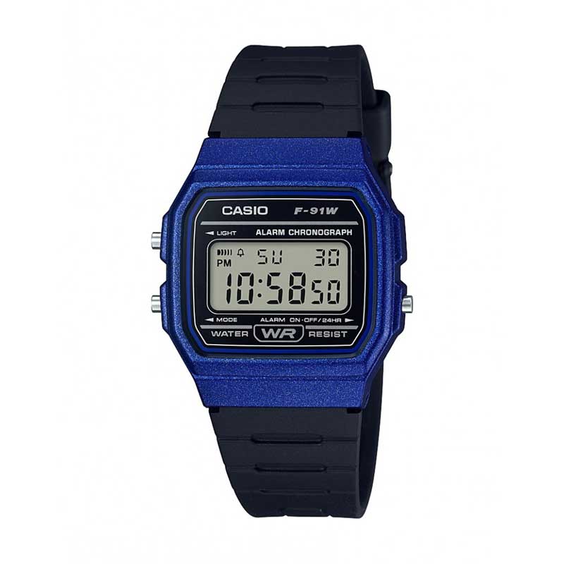 Reloj Casio Vintage F-91WM-2A Digital Rojo/Negro