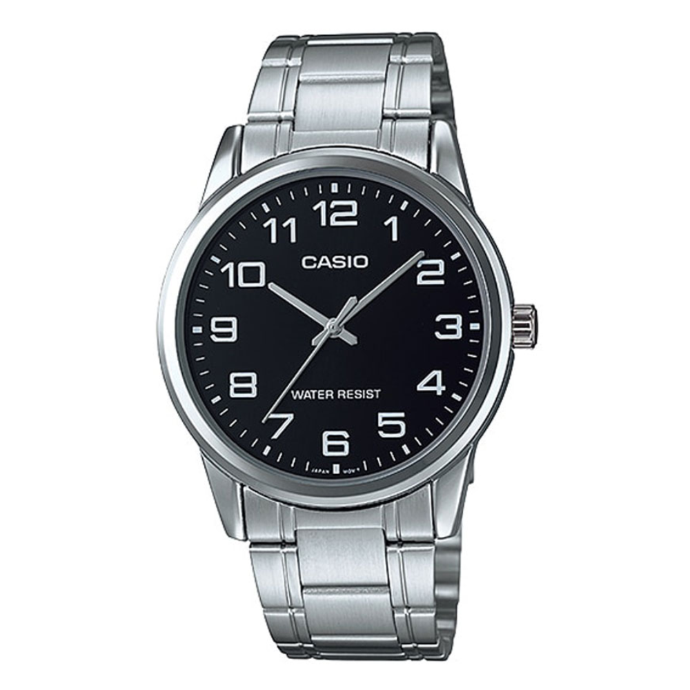 Reloj Casio Clásico MTP-V001D-1B Análogo Acero Negro Hombre