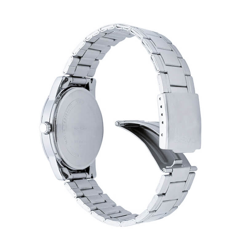 Reloj Casio Análogo MTP-V001D-7B Blanco/Acero Inoxidable