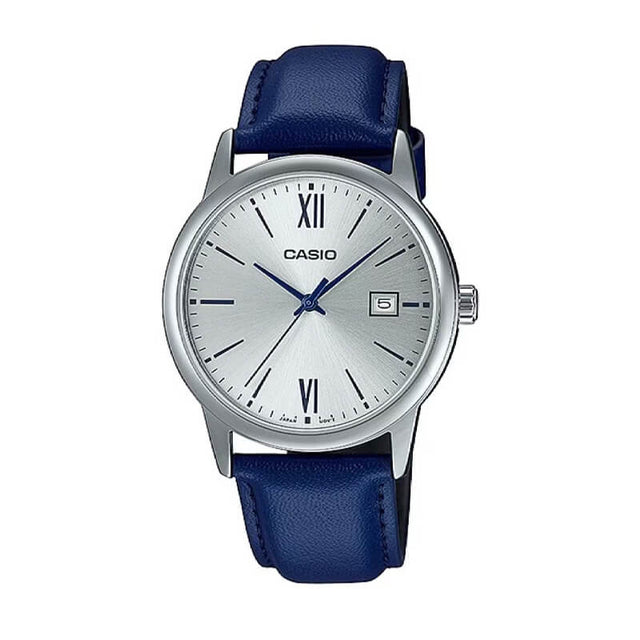 Reloj Casio Análogo MTP-V002L-2B3 Clásico correa azul