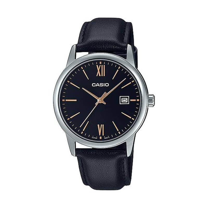 Reloj Casio Análogo MTP-V002L-1B3 Clásico Negro
