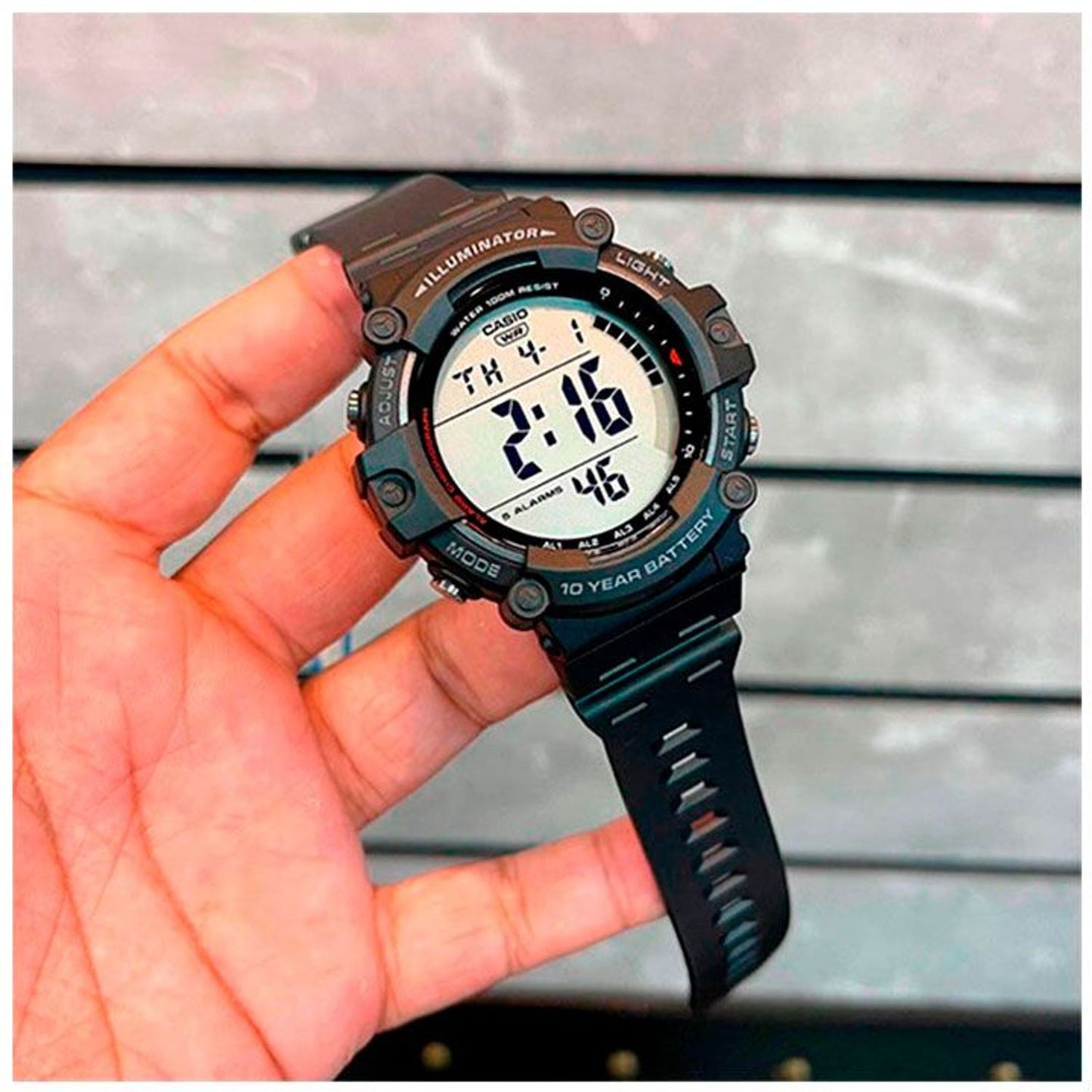 Reloj Casio Deportivo AE-1500WH-1AV Digital Negro