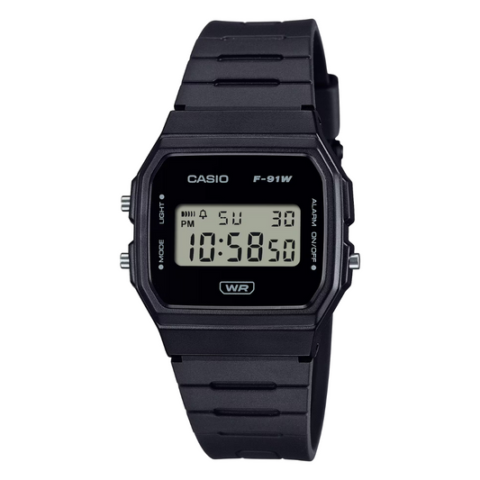 Reloj Casio Vintage F-91WB-1A Digital Negro