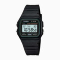 Reloj Casio Vintage F-91W-3 Digital Negro/Lineas Verdes