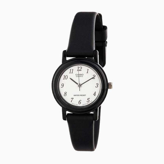 Reloj Casio Análogo LQ-139B-1B Minimalista Blanco/Negro