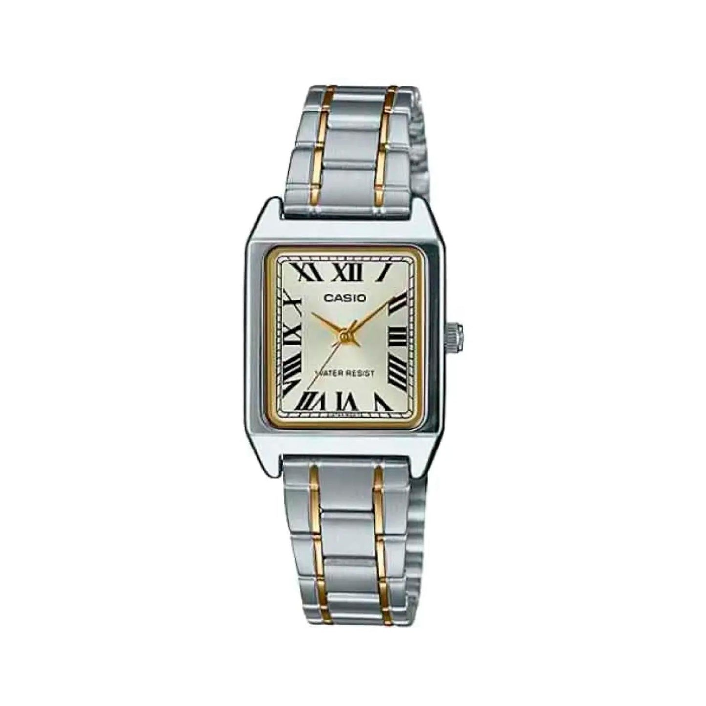 Reloj Casio Clásico LTP-V007SG-9B Análogo Dorado Dial Blanco Mujer