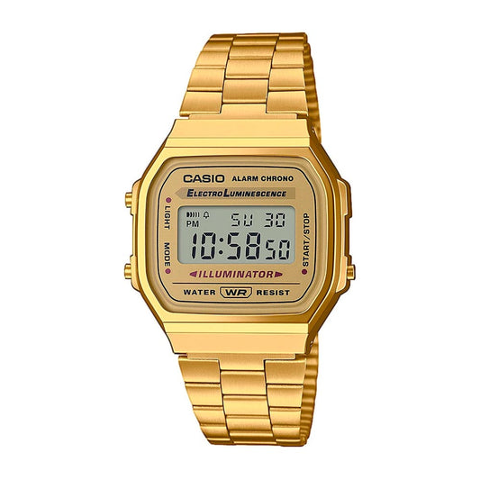 Reloj Casio Vintage A-168WG-9 Digital Unisex Dorado/Acero Inoxidable