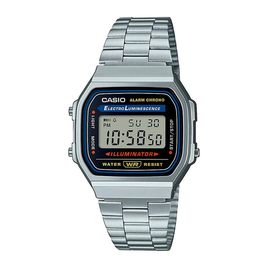 Reloj Casio Vintage A-168WA-1WDF Digital Unisex Acero Inoxidable