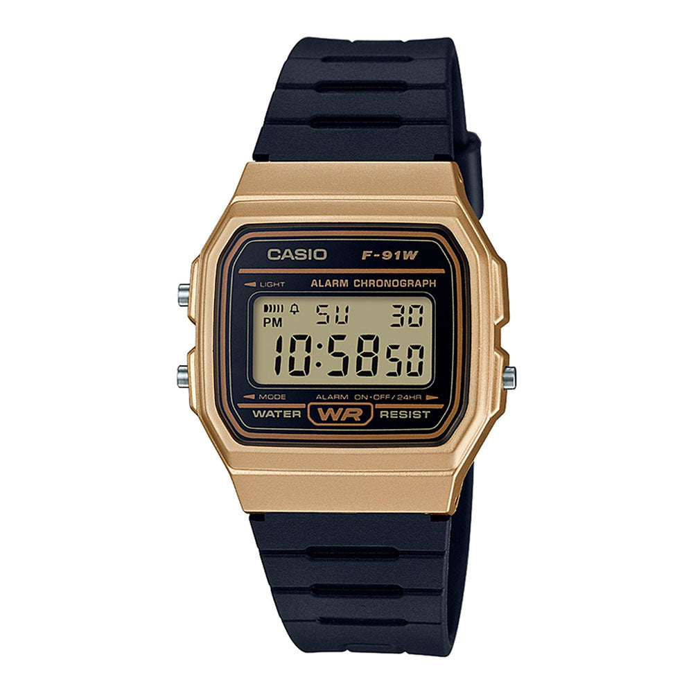 Reloj Casio Vintage F-91WM-9ADF Dorado/Negro