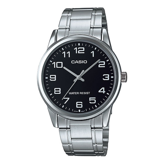 Reloj Casio Clásico MTP-V001D-1B Análogo Acero Negro Hombre