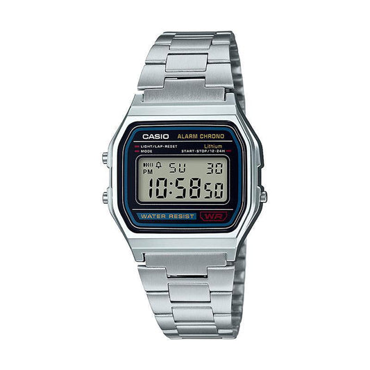 Reloj Casio Vintage A-158WA-1 Azul/Plateado Unisex